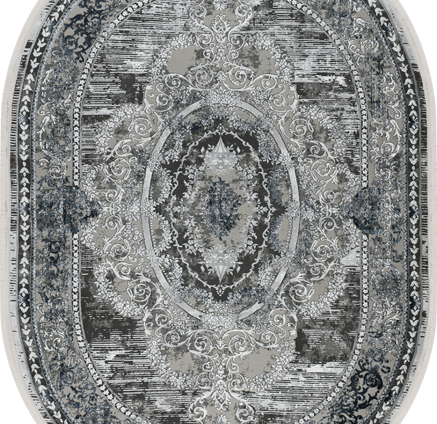 51386A oval BLUE / L.GREY