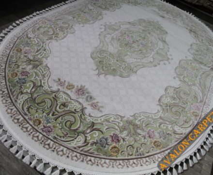 36077A oval GREEN / GREEN