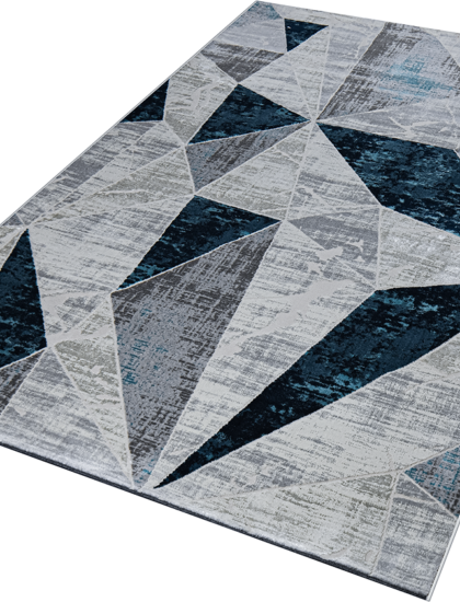 37515A r BLUE FLS / L.GREY