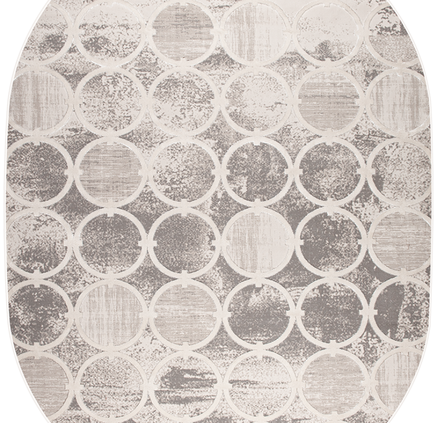 36444B oval CREAM / L.GREY