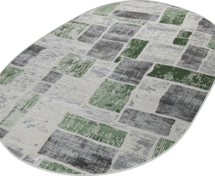 38471A oval GREEN FLS / L.GREY