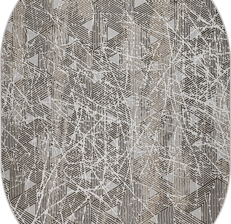 36840B oval BROWN / BEIGE