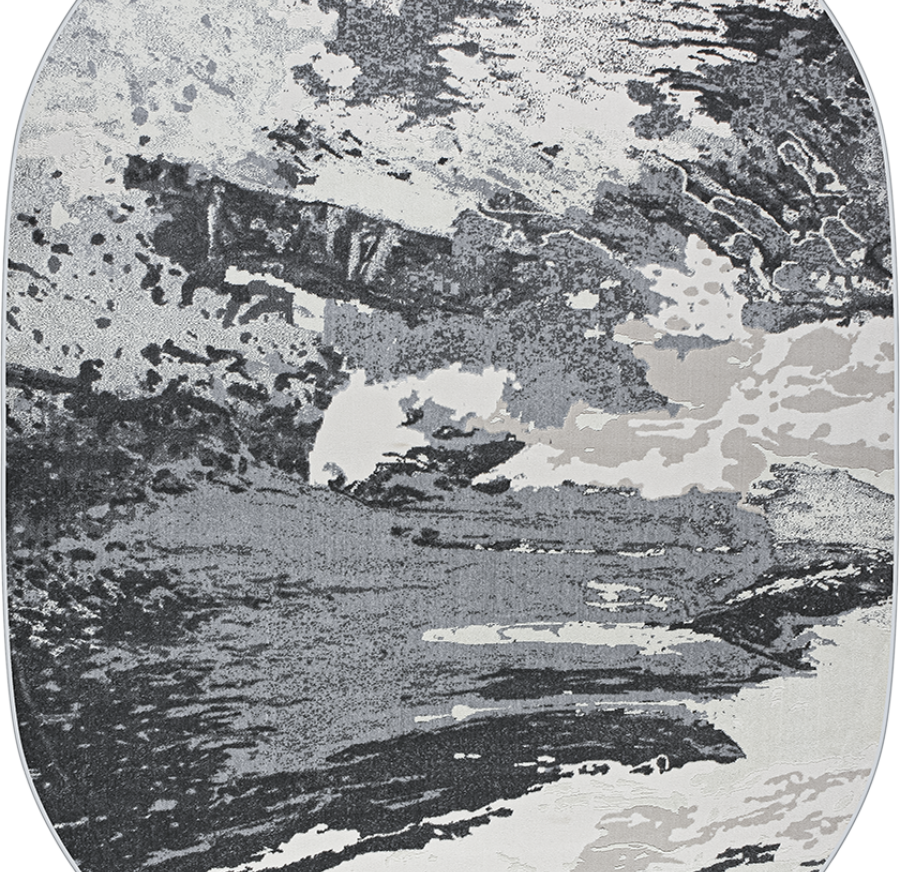 38112A oval GREY / L.GREY