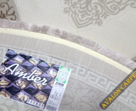 36846B oval L.BEIGE / D.VIZON