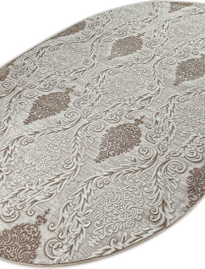 36912J oval CREAM / D.BEIGE