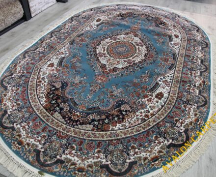 36318A oval BLUE / BLUE