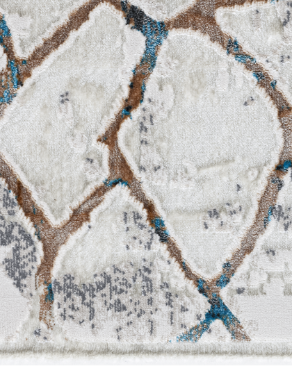 37888A stan BLUE FLS / BEIGE FLS