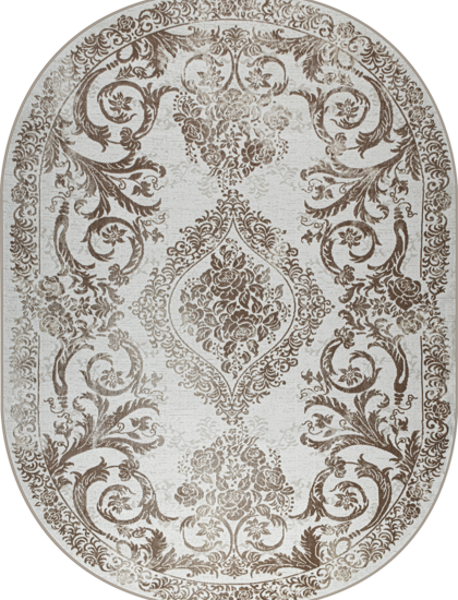 36932J oval CREAM / D.BEIGE