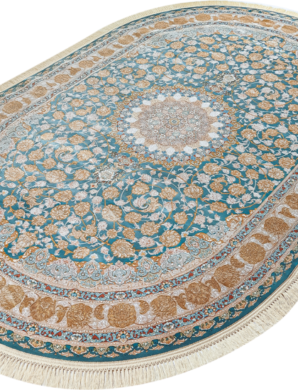 G129 oval BLUE / GRAY