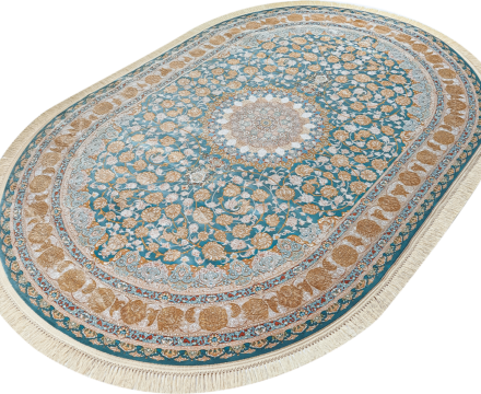 G129 oval BLUE / GRAY