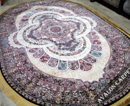 20250A oval CREAM / NAVY