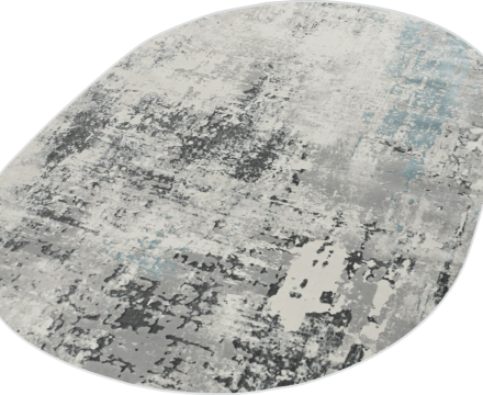 36540A oval BLUE / L.GREY