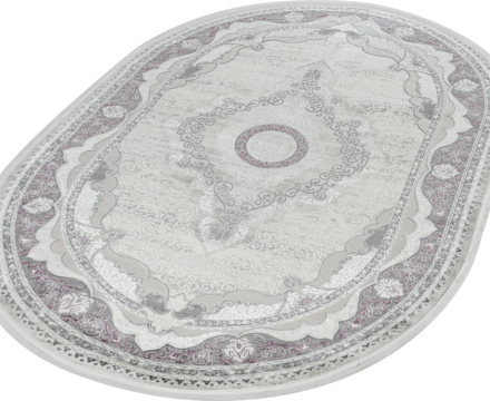 36564A oval LILA / L.GREY