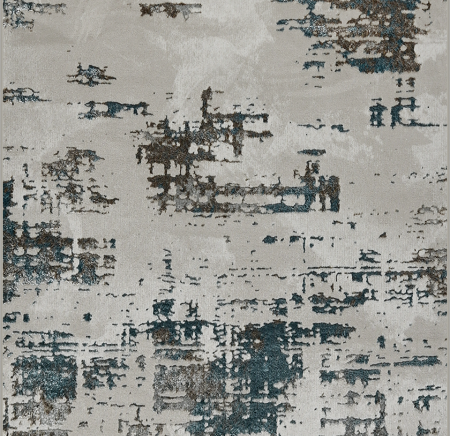 40842A stan BLUE FLS / BEIGE COK