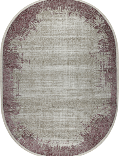 36949A oval BEIGE / DL.LILA