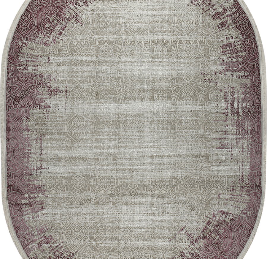 36949A oval BEIGE / DL.LILA