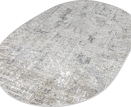 38549A oval GREY FLS / CREAM FLS