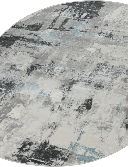 36506A oval BLUE / GREY