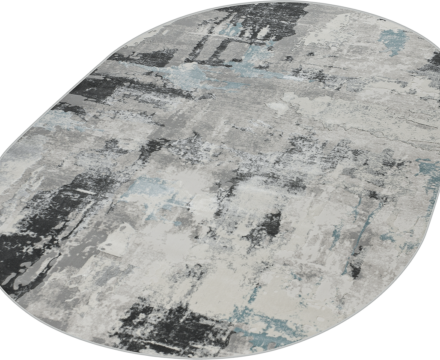 36506A oval BLUE / GREY