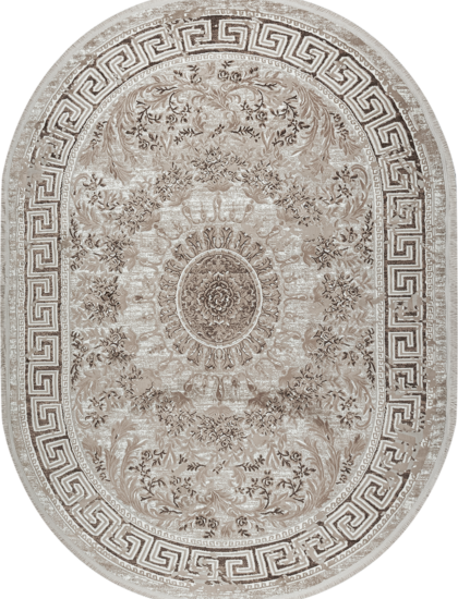 37545A oval BROWN / BEIGE