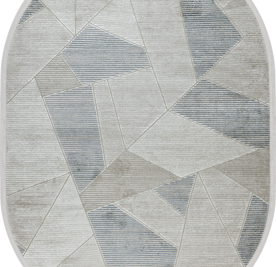 39880A oval BLUE / CREAM