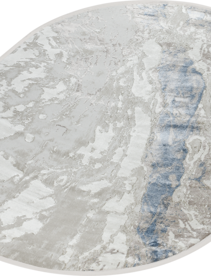 51266B oval BLUE / CREAM