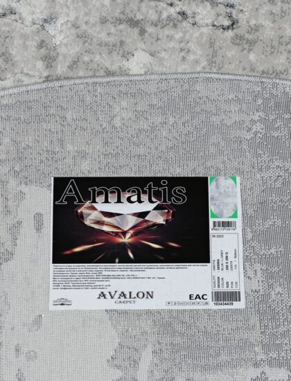 36506A oval BLUE / L.GREY