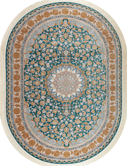 G129 oval BLUE / GRAY