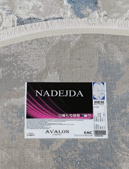 39877A oval BLUE / CREAM