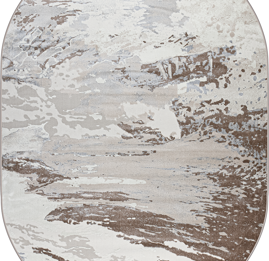 38112A oval BEIGE / D.BEIGE