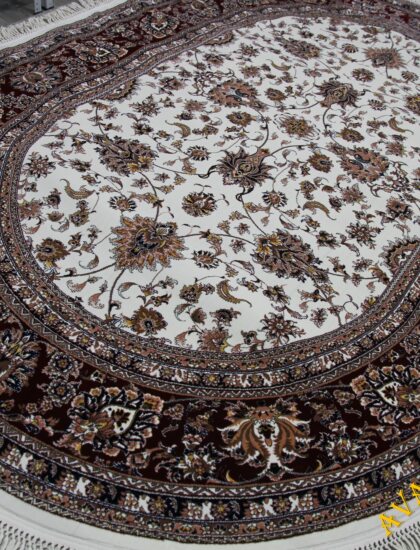 35032J oval CREAM / RED