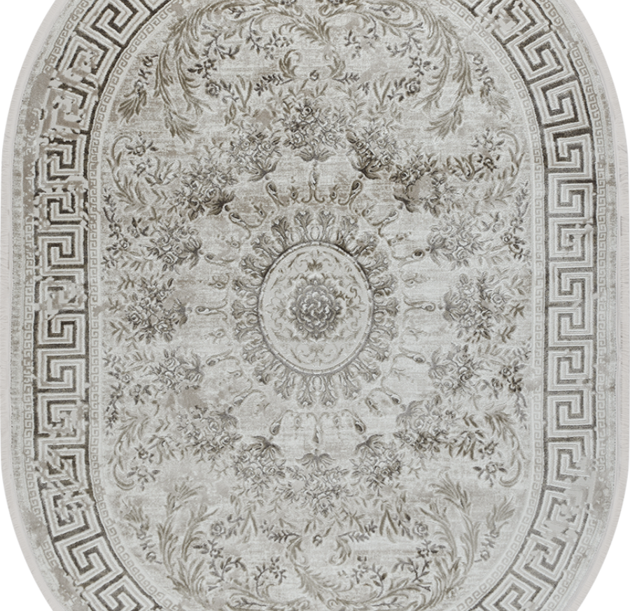 37545A oval L.BEIGE / BEIGE