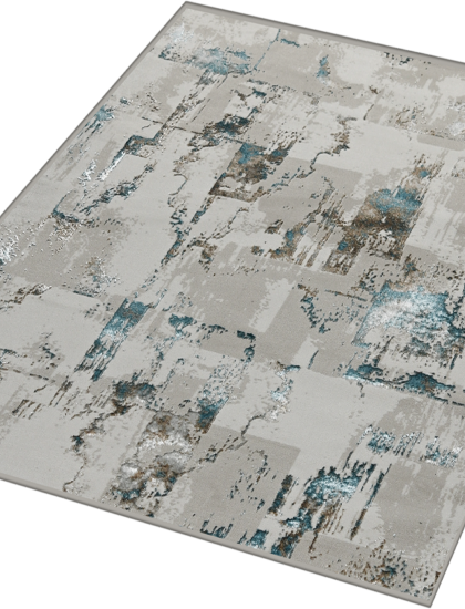 40836A stan BLUE FLS / BEIGE COK