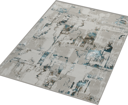 40836A stan BLUE FLS / BEIGE COK