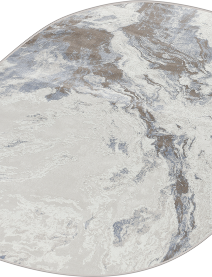 38508A oval BEIGE / BLUE