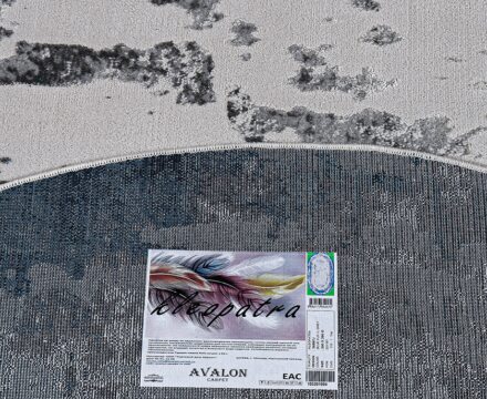 36897J oval BLUE FLS / L.GREY