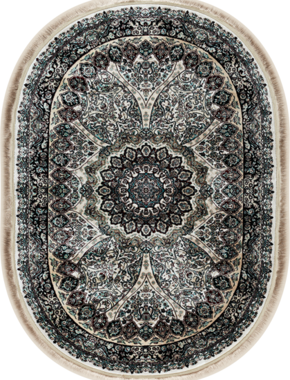 20273A oval CREAM / NAVY