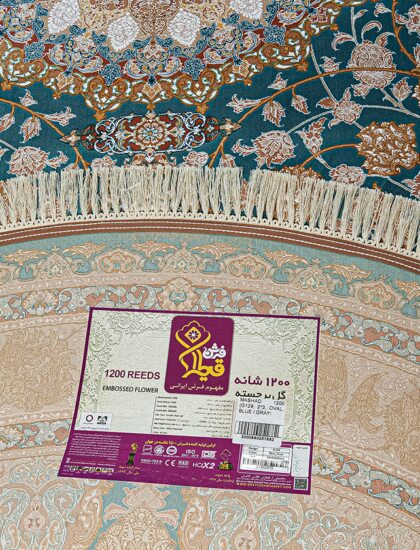 G129 oval BLUE / GRAY