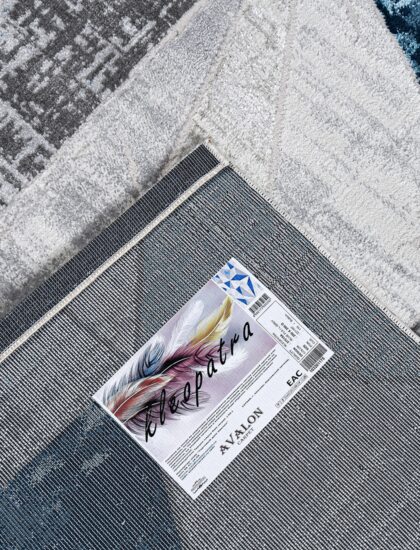 37515A r BLUE FLS / L.GREY