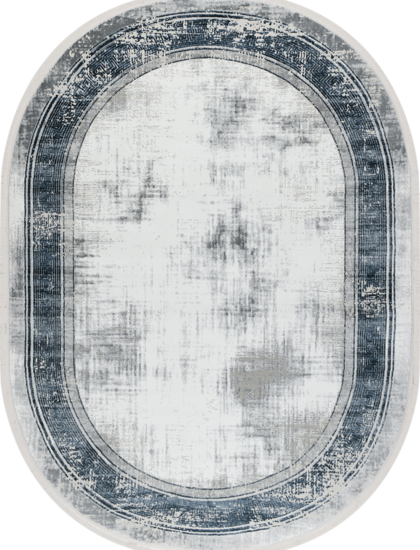 38720A oval BLUE / WHITE