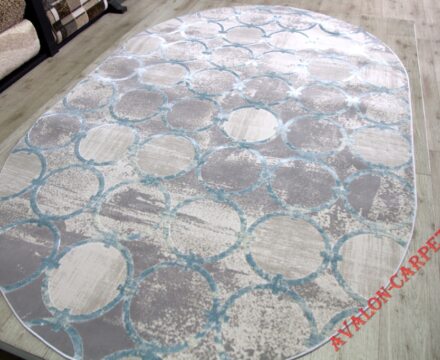 36444B oval BLUE / BLUE