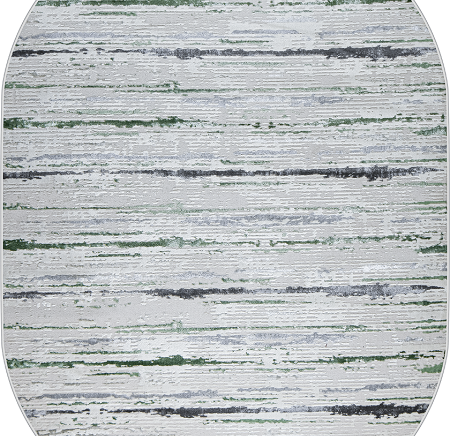 38462A oval GREEN FLS / L.GREY