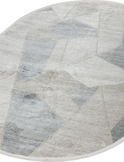 39880A oval BLUE / CREAM