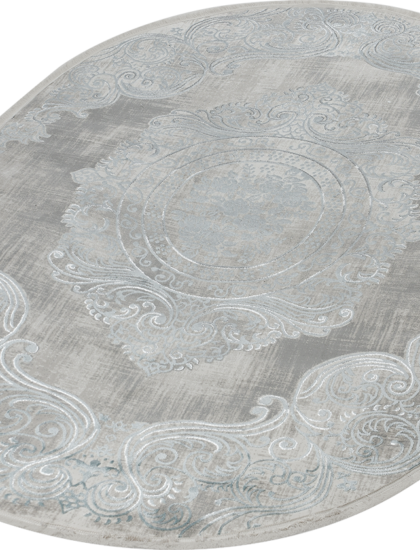 36560A oval GREY / BLUE