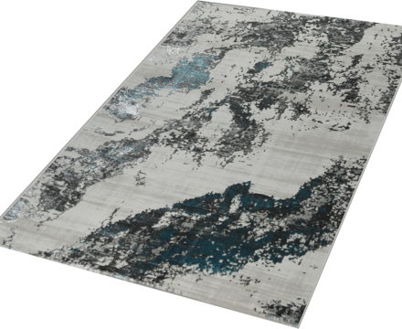 38637A stan BLUE FLS / BEIGE COK