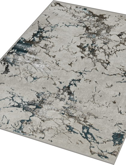 40834A stan BLUE FLS / BEIGE COK