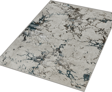 40834A stan BLUE FLS / BEIGE COK