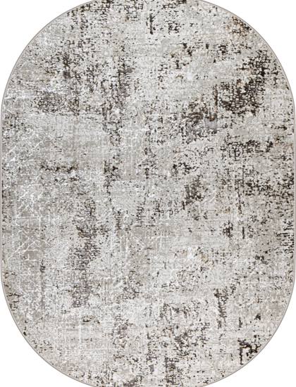 38549A oval BROWN FLS / CREAM FL