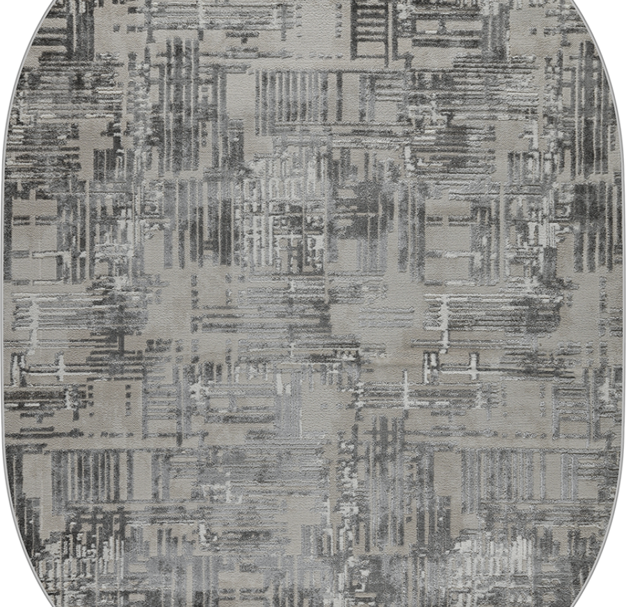 37847C oval GREY / L.GREY