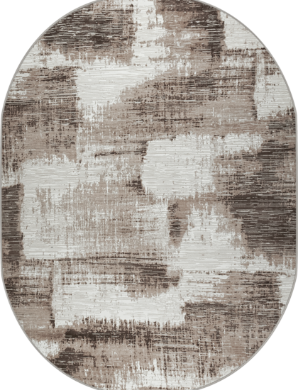 36936A oval BROWN / BEIGE